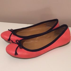 J.Crew Two Toned Ballet Flats with Bow